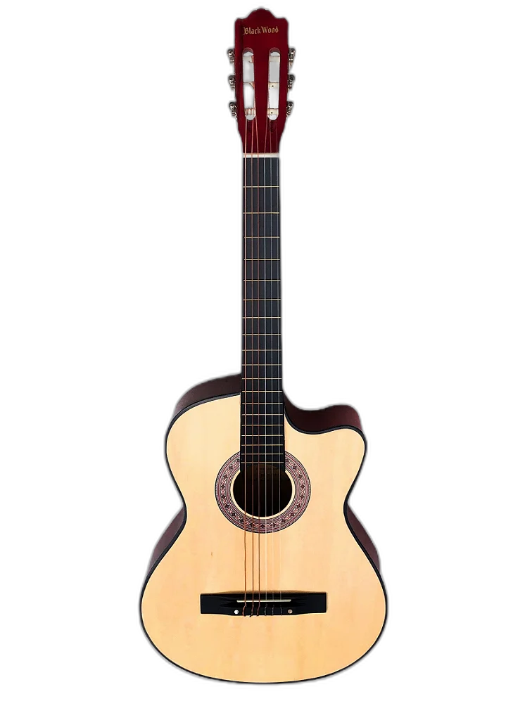 Kit Violão Nylon Austin MAG6N Blackwood 39 com Cutaway Natural Vx04