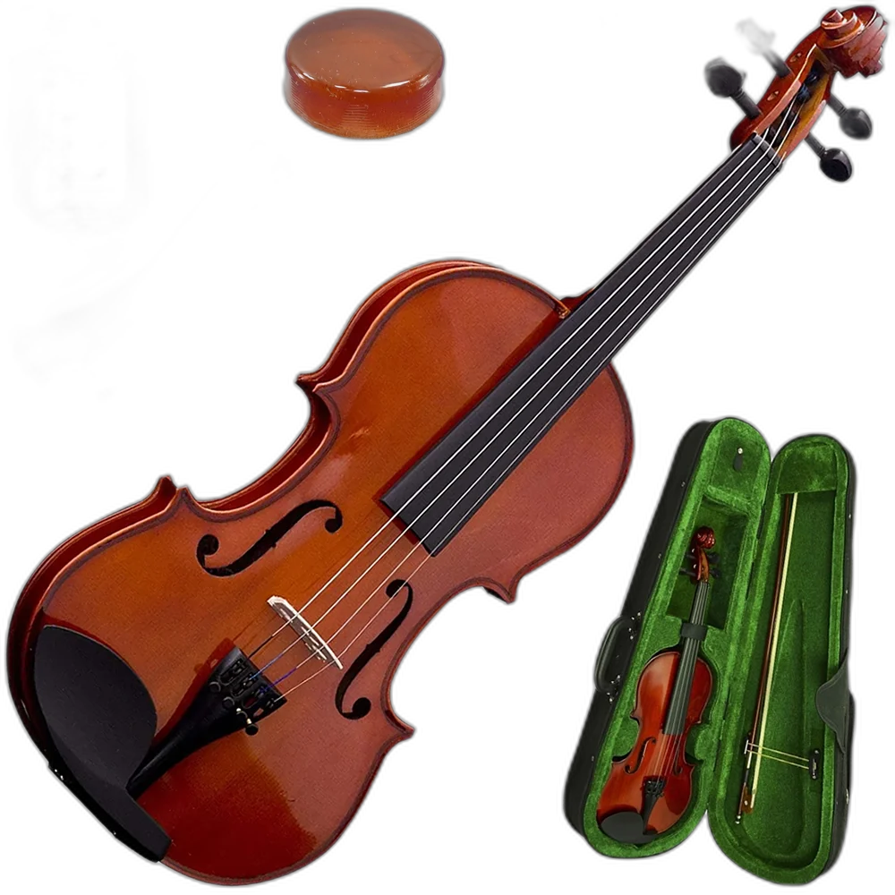 Kit Violino Harmonics VA34 3/4 Natural Com Estojo