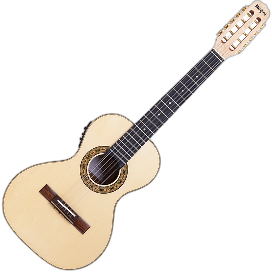 Viola Elétrica Rozini Dourada Cinturada RV217 AT.N.MP Captação Fishman