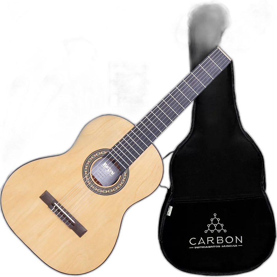 Kit Violão Acústico 7 Cordas Rozini RX207 Fosco RX207 AC.FI Vx05