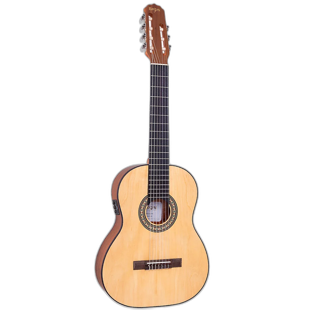 Violão Eletroacústico Rozini Ativo Estudante 7 Cordas RX207 EGC.F.I