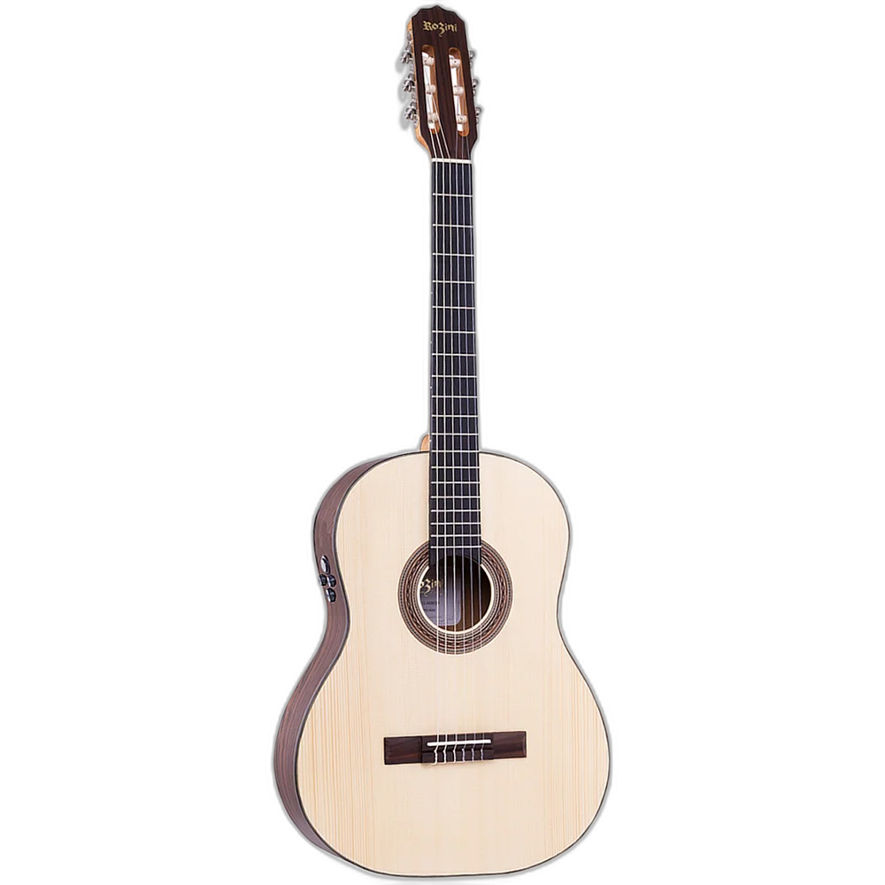 Violão Elétrico Rozini Studio Clássico Ativo Nylon RX210 RE2.F.LP