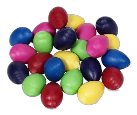 05 Und Ganza Ovinho Colorido Chocalho Egg TG549 Torelli