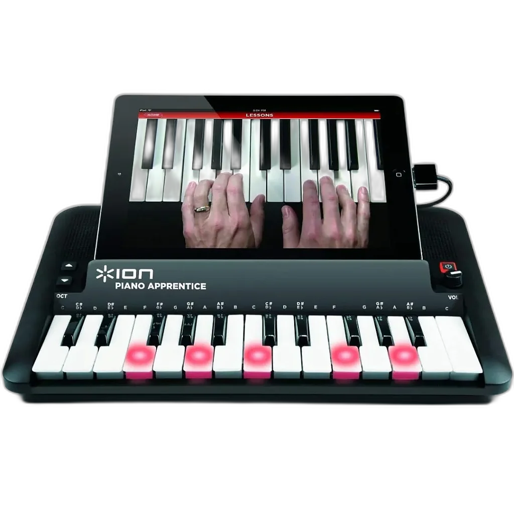 Teclado 25 Teclas Com Iluminação E Conexão Para iPad iPhone ou iPod