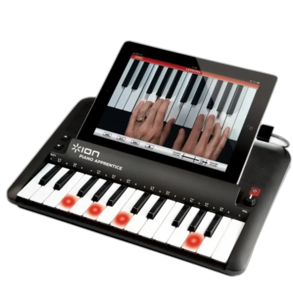 Teclado 25 Teclas Com Iluminação E Conexão Para iPad iPhone ou iPod