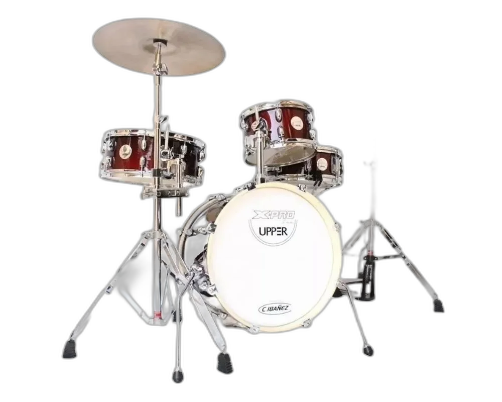 Bateria Acústica X-Pro 16" Red Sparkle