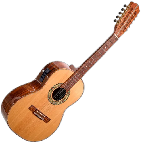 Viola Eletroacústica Rozini Virtuoso Clássica RV230.FPP.N.SS com Tampo Maciço e Fishman Presys+