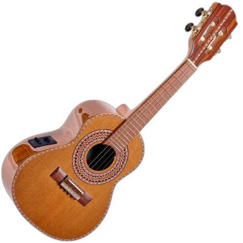 Cavaco Eletroacústico Rozini Virtuoso RC23.FP2.N.CD com Tampo Maciço e Fishman Presys II