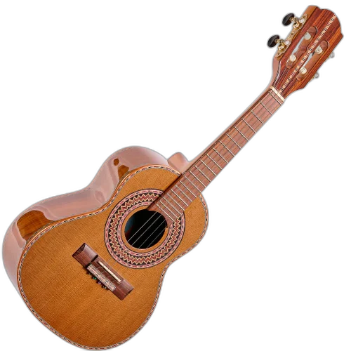 Cavaco Acústico Rozini Virtuoso RC23.AC.N.CD com Tampo Maciço em Cedro Canadense