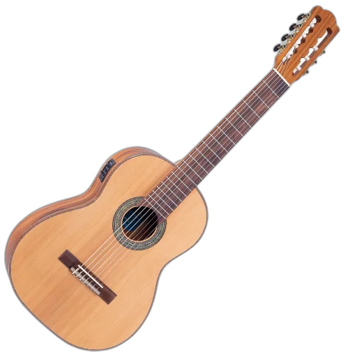 Violão Eletroacústico Rozini Virtuoso 7 Cordas Clássico RX237.FPP.N.CD com Tampo Maciço e Fishman Presys+