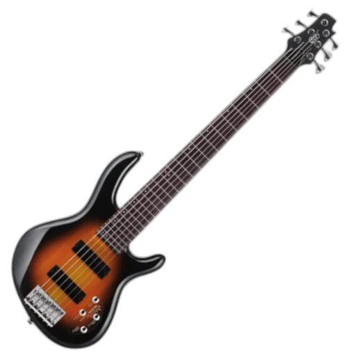 Contrabaixo 6 Cordas Ativo Cort Action Bass VI Plus 2TS com Captadores Soapbar e EQ Ativo de 2 Bandas