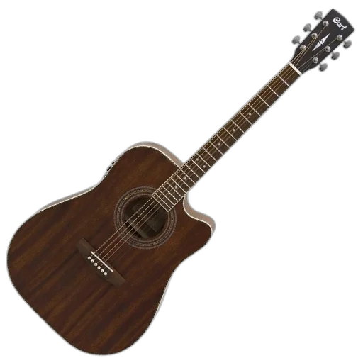 Violão Eletroacústico Cort AD880MCE OP Folk com Tampo Spruce Cutaway Pré CE304T e Corpo em Mogno
