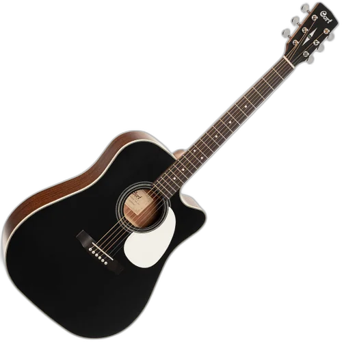 Violão Cort MR500F CED Black Satin com Tampo Maciço e Pré Fishman
