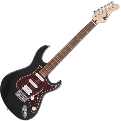 Guitarra Cort G110 OPBK Open Pore Black com Captadores Powersound HSS