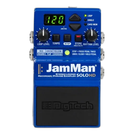 Pedal de Efeito para Guitarra Digitech JamMan Solo HD JMSHDV-04 C/ Fonte