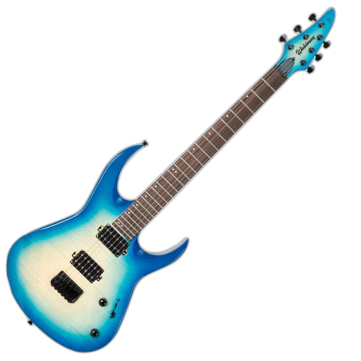Guitarra Waldman WM320F GRB Green Burst com Captadores HH e Flamed Maple Top