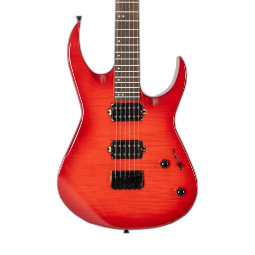 Guitarra Waldman WM320F RDB Red Burst com Captadores HH e Flamed Maple Top