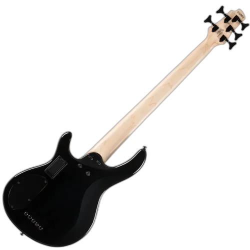 Contrabaixo Cort C5 Deluxe BK Black 5 Cordas com Captadores Bartolini MK-1 e MetalCraft M5.