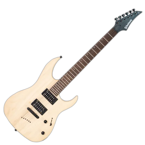 Guitarra Waldman WST180-NS HH Fixa Natural Satin com Captadores Humbucker Cerâmicos e Ponte Fixa