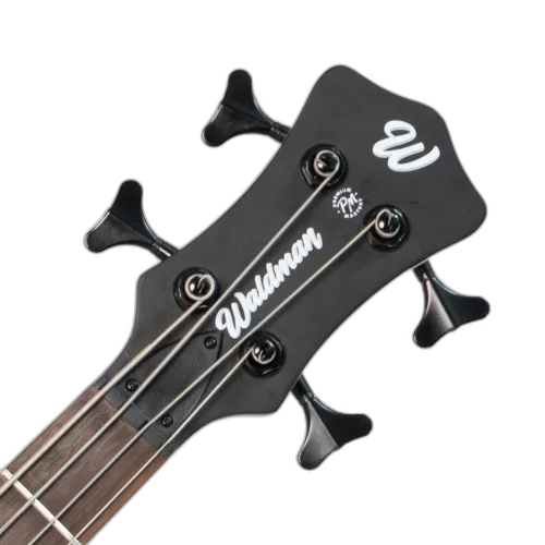 Headstock com tarraxas blindadas pretas