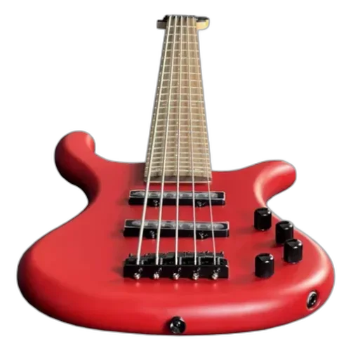 Contrabaixo Ativo 5 Cordas Waldman WB-305A DRS Deep Red Satin com Captadores Humbucker