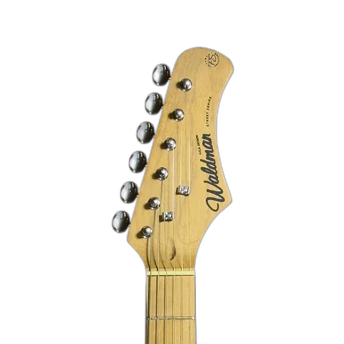 Guitarra Waldman ST-311X IV/B Ivory/Black com Corpo Hardwood e Captadores Single Coil Hi-Gain