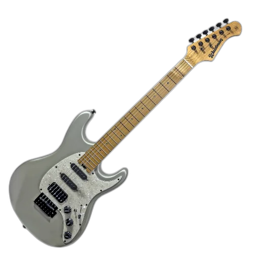 Guitarra Waldman ST-441X SVS/B Silver Satin Premium com Technical Wood e Bag