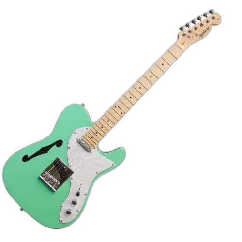 Guitarra Waldman GTE-300 LG Lime Green - Traditional Electric Series Professional