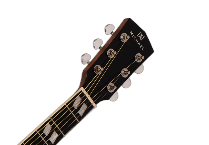 Headstock com tarraxas cromadas blindadas