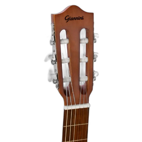 Violão Eletroacústico Giannini Trovador NTR1 EQ NS Natural Satin Nylon com Tampo Marupá Maciço e Equalizador GN-3T 3 Bandas