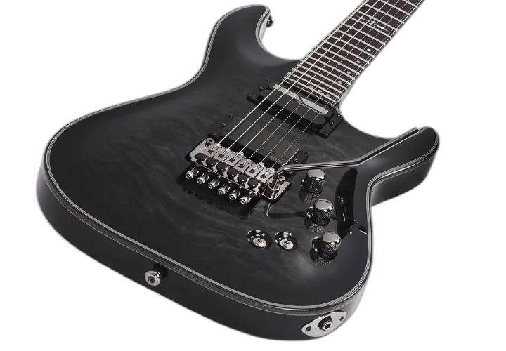Acabamento TBB Trans Black Burst com top quilted maple