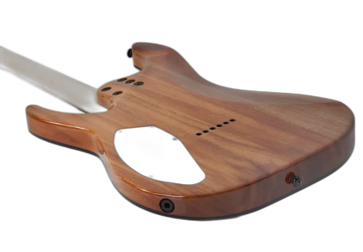 Acabamento CB Charcoal Burst com top Poplar Burl