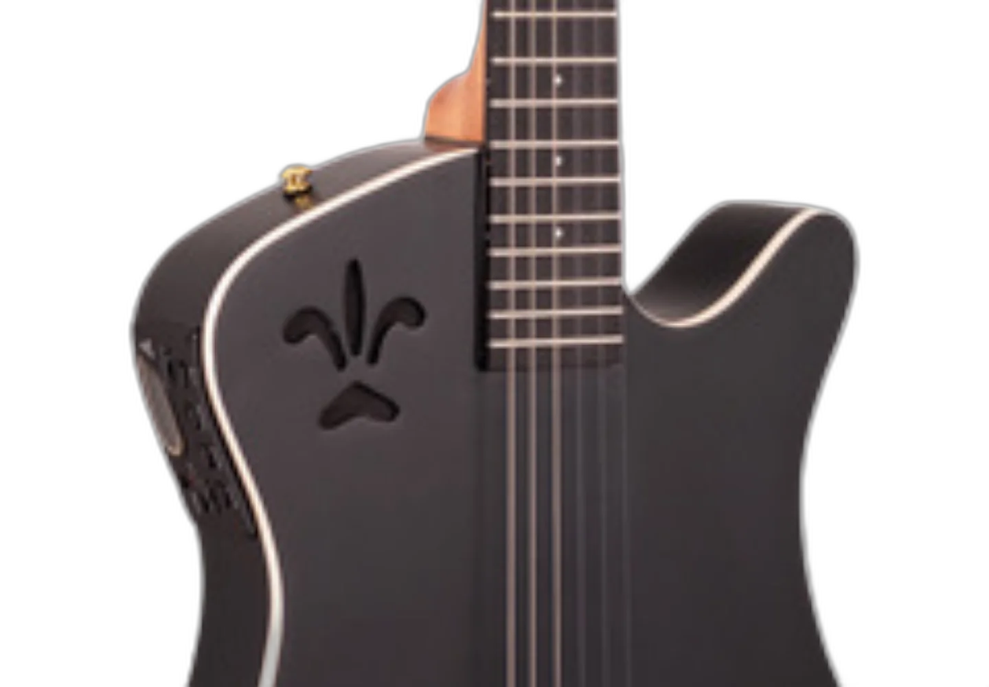 Corpo Super Flat com acabamento Preto Fosco (Satin)