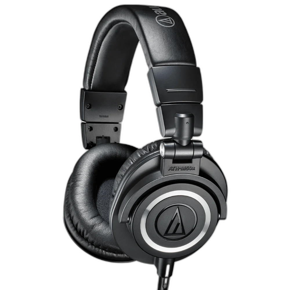 Fone de Ouvido Audio-Technica ATH-M50X Profissional para Estudio Monitoramento e Mixagem