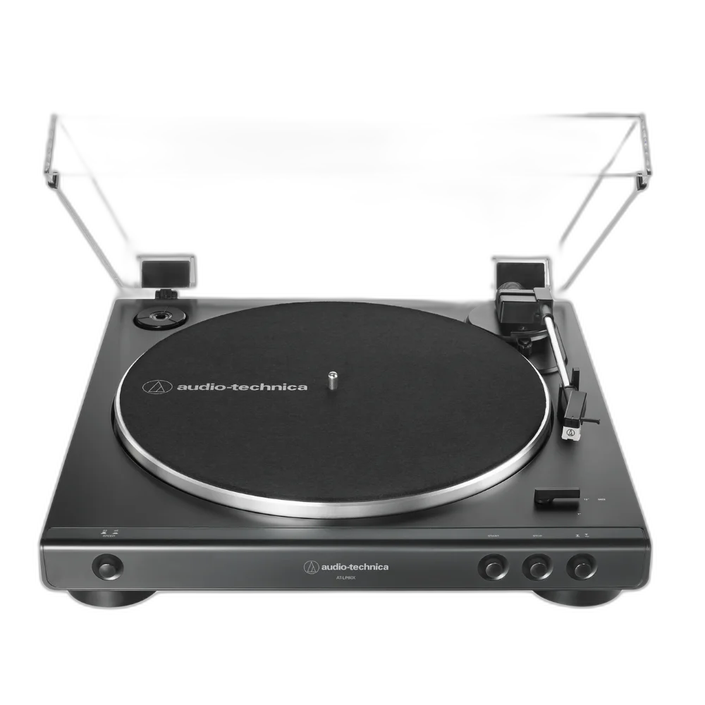 Toca-Discos Audio-Technica AT-LP60X-GM-C Automatico Belt-Drive Gun Metal