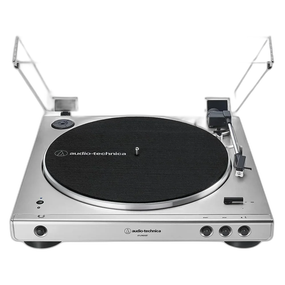 Toca-Discos Audio-Technica AT-LP60XBT-SV Bluetooth Automatico Belt-Drive Prata