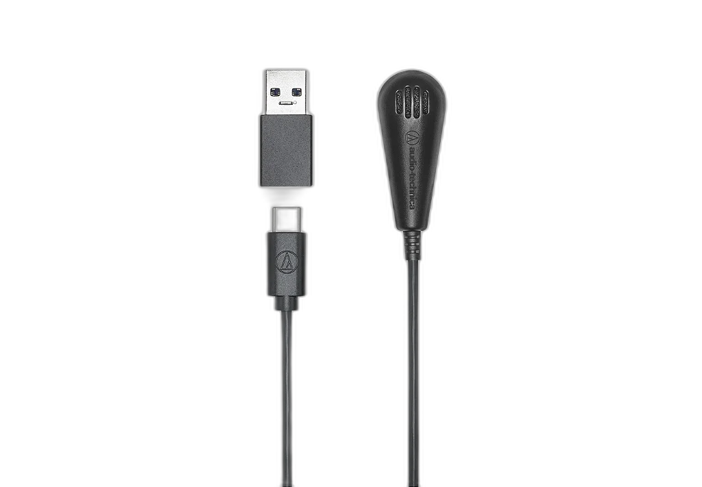 Microfone Audio-Technica ATR4650-USB de Lapela e Superficie Condensador Omnidirecional