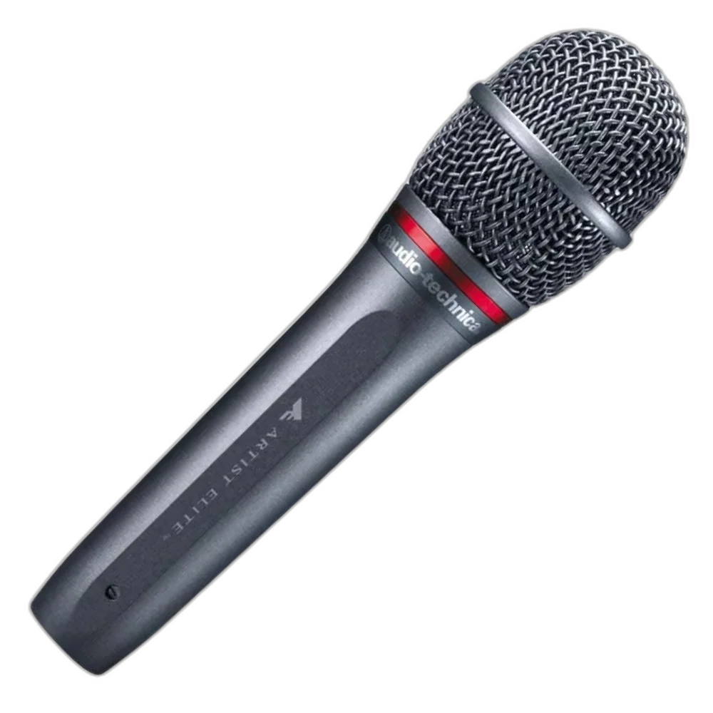 Microfone Audio-Technica AE6100 Hypercardioid Dinâmico de Mão Artist Elite com Rejeição Superior de Feedback Pop Filter Integrado e Alta Saída