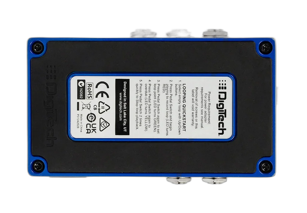Looper Stereo Digitech JamMan Stereo V04 - Gravador de Loops com 35 Minutos e SD Card