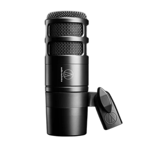 Microfone Audio-Technica AT2040USB Dinâmico Hypercardióide USB para Podcast e Streaming - Zero Latency e Mute Touch