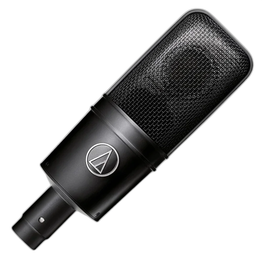 Microfone Audio-Technica AT4040 Condensador Cardióide Large Diaphragm - Estúdio Vocal com Shock Mount e Filtro HPF