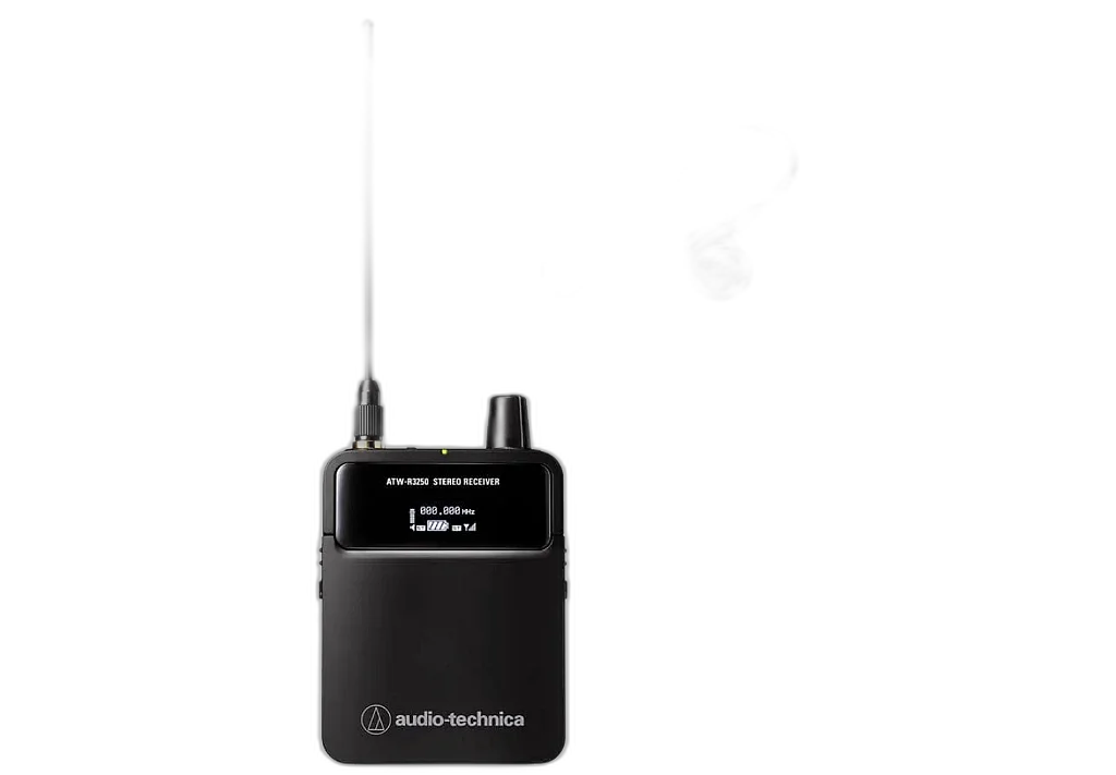 Sistema Wireless Audio-Technica ATW-3255DF2 UHF Dual-Channel Handheld com 2 Microfones Dinâmicos Cardióide - 3000 Series para Performances