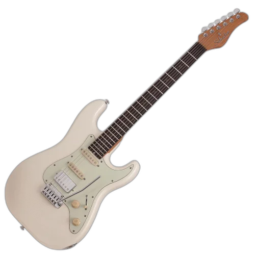 Guitarra Schecter Nick Johnston Traditional HSS Atomic Snow com Captadores Schecter Diamond HSS e Ponte Hipshot Hardtail 1541