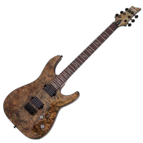 Guitarra Schecter Omen Elite-6 Charcoal com Captadores Diamond Heretic HH e Ponte Hardtail String-Thru 2451