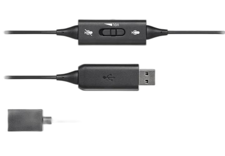 Headset Audio-Technica ATH-101USB Monoauricular com Microfone Noise-Cancelling e Conexão USB-A/C