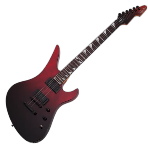Guitarra Schecter Avenger Standard BB Blood Burst com Captadores Diamond Standard HH e Ponte TonePros TOM 3963