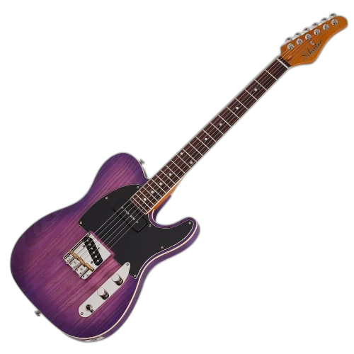 Guitarra Schecter PT Special PBP Purple Burst Pearl com Captadores Schecter Diamond VT-1 e V-90 e Ponte PT-H String-Thru 667