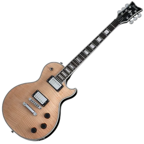 Guitarra Schecter Solo-II Custom GNAT Gloss Natural com Captadores Schecter Diamond Plus HH e Ponte TonePros T-Style 655