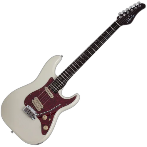 Guitarra Schecter MV-6 OW Olympic White com Captadores Diamond 351 HSS e Ponte 2-Point Tremolo 4204