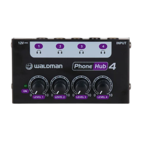 Amplificador de Fone Waldman PH-4 PhoneHub4 4 Canais Bivolt